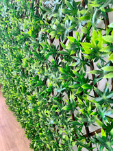 Load image into Gallery viewer, Artificial Leaf Expandable Trellis | Green Maple