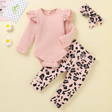 将图片加载到图库查看器,Montana Long Sleeve Onesie & Leopard Leggings Set | 3 colours