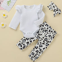 将图片加载到图库查看器,Montana Long Sleeve Onesie & Leopard Leggings Set | 3 colours