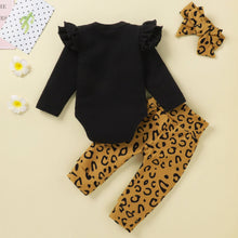 将图片加载到图库查看器,Montana Long Sleeve Onesie & Leopard Leggings Set | 3 colours