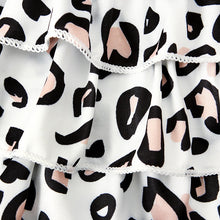 Load image into Gallery viewer, Holly White Leopard Ruffle Bikini Set