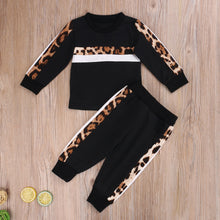 Load image into Gallery viewer, Leopard Print Tracksuit | Pink & Black