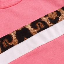 Load image into Gallery viewer, Leopard Print Tracksuit | Pink & Black