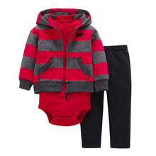 将图片加载到图库查看器,Tracksuit & Onesie Set | Red & Grey