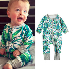 将图片加载到图库查看器,Drew Long Sleeve Onesie | Tropical