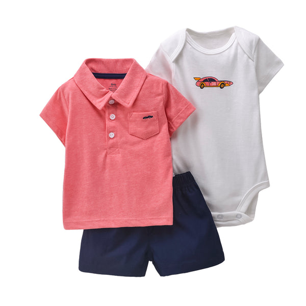 T-Shirt, Shorts & Onesie Set | Car