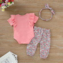 Load image into Gallery viewer, Hannah Floral Romper & Pants Set