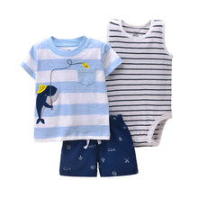 将图片加载到图库查看器,T-Shirt, Shorts & Onesie Set | Whale
