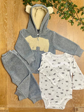 将图片加载到图库查看器,Fleece Tracksuit & Onesie Set | Grey Bear