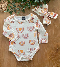 Load image into Gallery viewer, Rainbow Romper & Bloomer Set