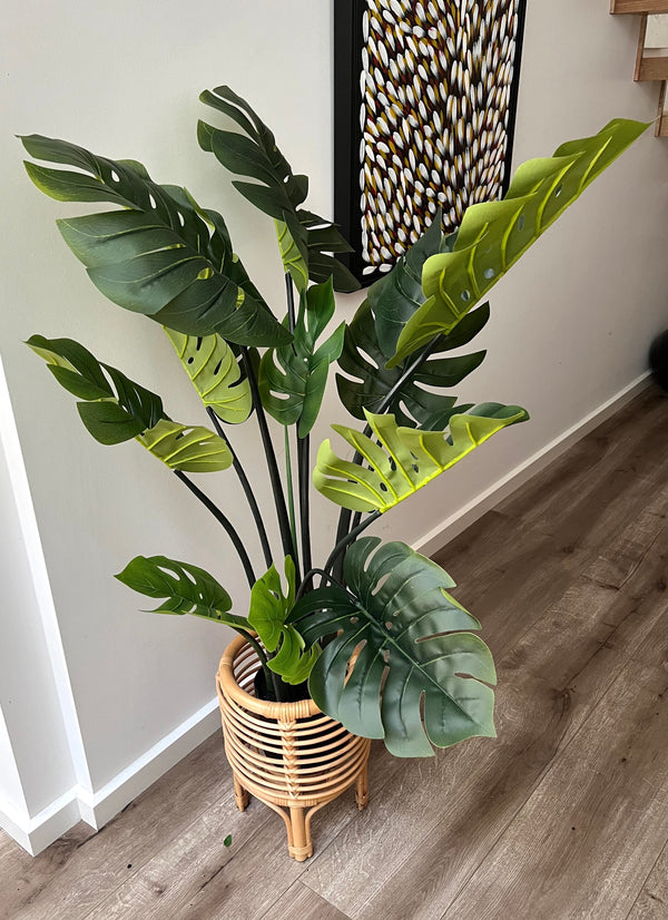 Artificial Potted Monstera Plant | 110cm