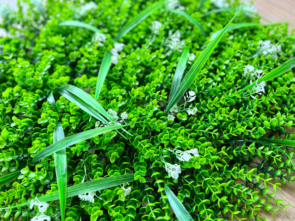 Vertical Garden Panels UV Resistant 50cm x 50cm | Green & White