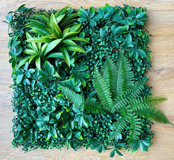Vertical Garden Panels UV Resistant 50cm x 50cm | Green Fern