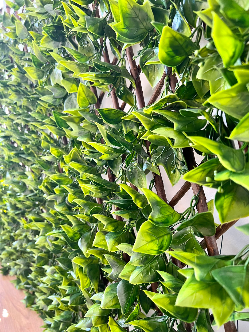Artificial Leaf Expandable Trellis | Jasmine