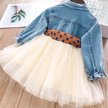Load image into Gallery viewer, Brooklyn Denim &amp; Tulle Dress
