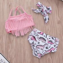 将图片加载到图库查看器，Pink Dino Bikini Set
