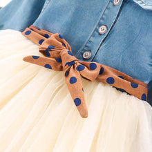 Load image into Gallery viewer, Brooklyn Denim &amp; Tulle Dress
