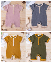 Load image into Gallery viewer, Lenny Short Sleeve Romper | 4 Colours
