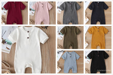 Load image into Gallery viewer, Riley Short Sleeve Romper | 9 Colours
