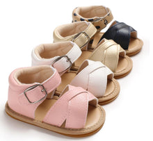Load image into Gallery viewer, Girls PU Leather Sandals
