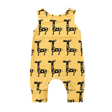 Load image into Gallery viewer, Sleeveless Giraffe Romper
