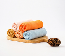 Load image into Gallery viewer, Kangobaby 5 Pack Bamboo Cotton Muslin Blanket | 4 Styles
