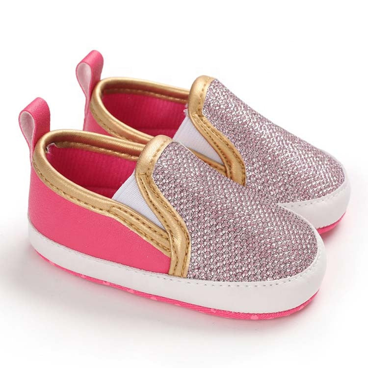 Sparkle Slip on Soft Sole Street Shoe