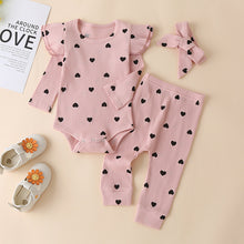 将图片加载到图库查看器，Heart Romper &amp; Leggings Set

