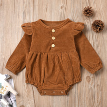 Load image into Gallery viewer, Olivia Corduroy Romper | 2 Colours
