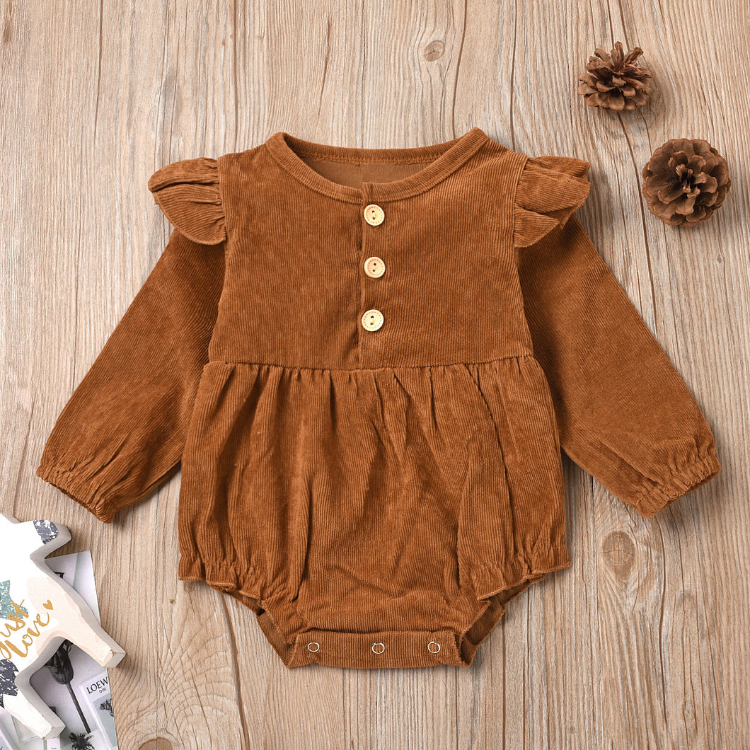 Olivia Corduroy Romper | 2 Colours
