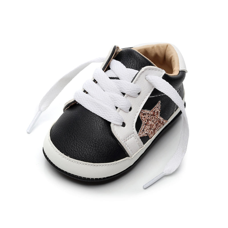 Glitter Star Lace-up Sneaker | 4 Colours