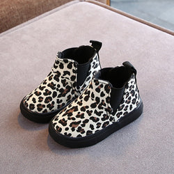 Elastic Sided Leopard Print Boots | 2 Colours