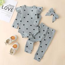 将图片加载到图库查看器，Heart Romper &amp; Leggings Set
