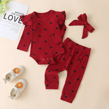将图片加载到图库查看器，Heart Romper &amp; Leggings Set
