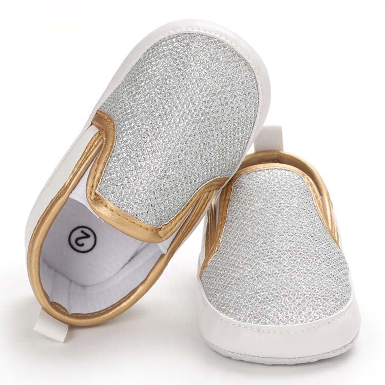 Sparkle Slip on Soft Sole Street Shoe