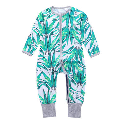 Drew Long Sleeve Onesie | Tropical