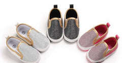 Sparkle Slip on Soft Sole Street Shoe