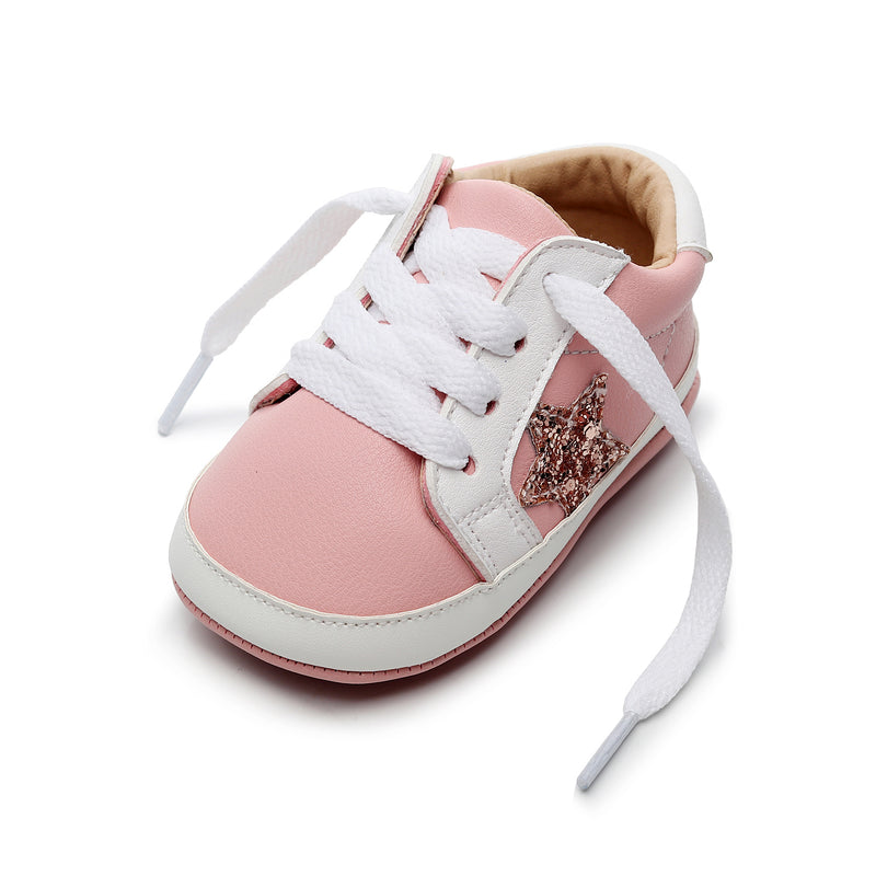 Glitter Star Lace-up Sneaker | 4 Colours