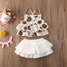 将图片加载到图库查看器，Autumn Ruffle Top with Skirt
