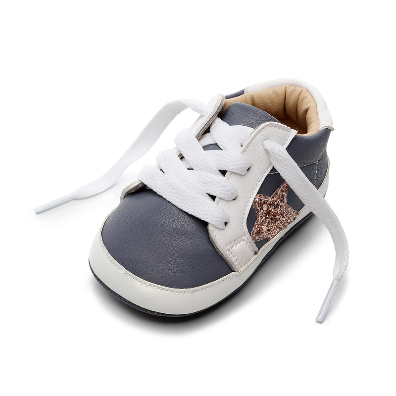 Glitter Star Lace-up Sneaker | 4 Colours