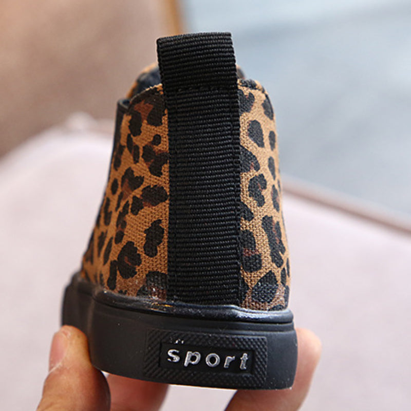 Elastic Sided Leopard Print Boots | 2 Colours