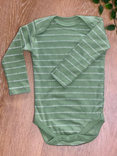 Load image into Gallery viewer, 2 Pack Long Sleeve Onesie | Sage &amp; Yellow
