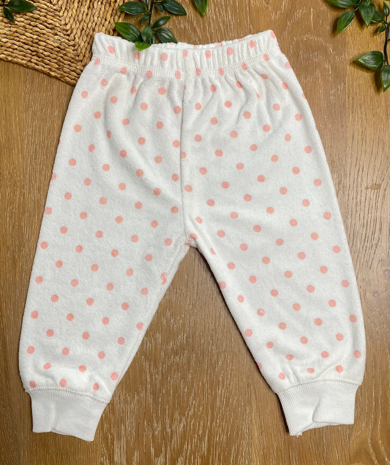 Terry Towelling Tracksuit & Onesie Set | Pink & White