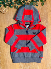 Load image into Gallery viewer, Tracksuit &amp; Onesie Set | Red &amp; Grey

