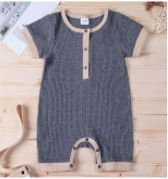 Load image into Gallery viewer, Lenny Short Sleeve Romper | 4 Colours
