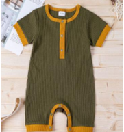 Load image into Gallery viewer, Lenny Short Sleeve Romper | 4 Colours
