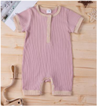 Load image into Gallery viewer, Lenny Short Sleeve Romper | 4 Colours
